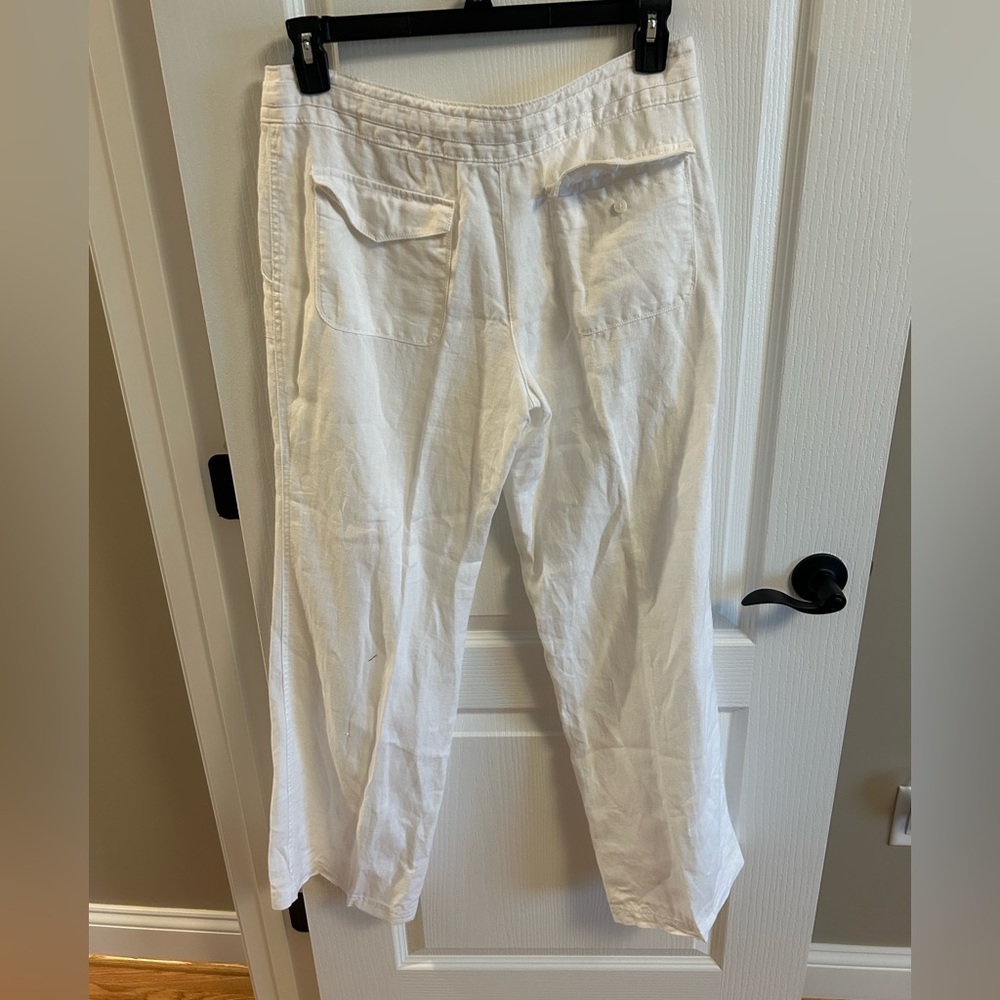 Tommy Bahama White Linen Pants - Picture 6 of 7